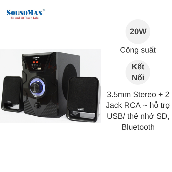 ** Loa SoundMax A826 2.1