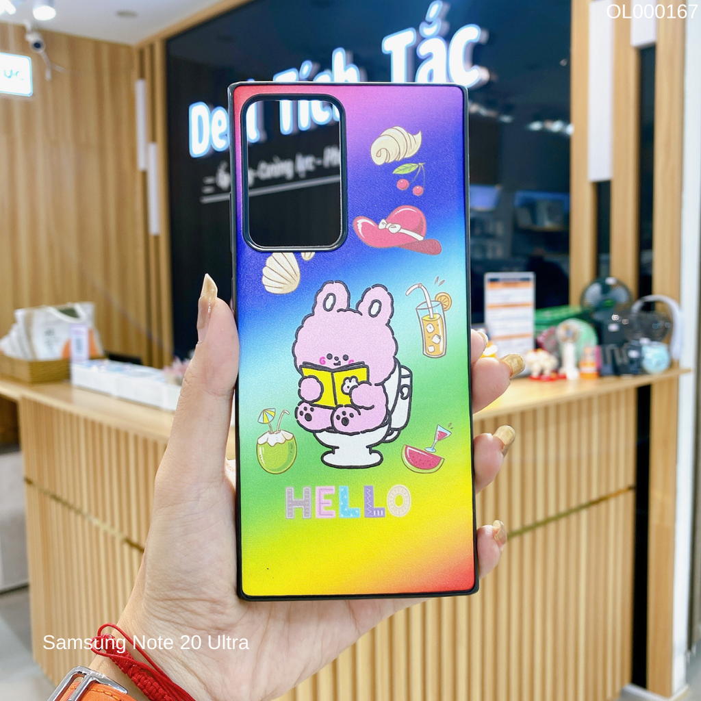 Ốp SS Note 20 Ultra nhiều hình vân da sần