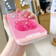 ** Ốp IP 13 Pro dẻo Lotso má phồng