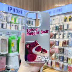 ** Ốp IP 14 Pro lưng tráng bạc Lotso Huggin