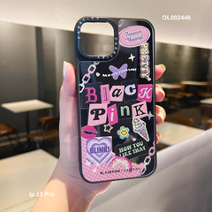 ** Ốp IP 13 Pro tráng gương Black Pink