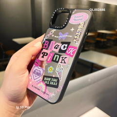 ** Ốp IP 13 Pro tráng gương Black Pink