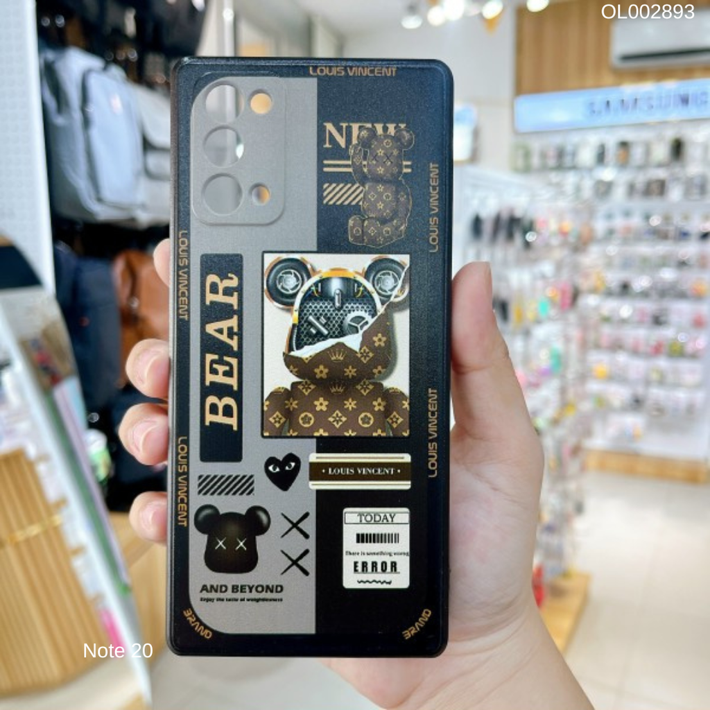 Ốp SS Note 20 dẻo in 3D nhám