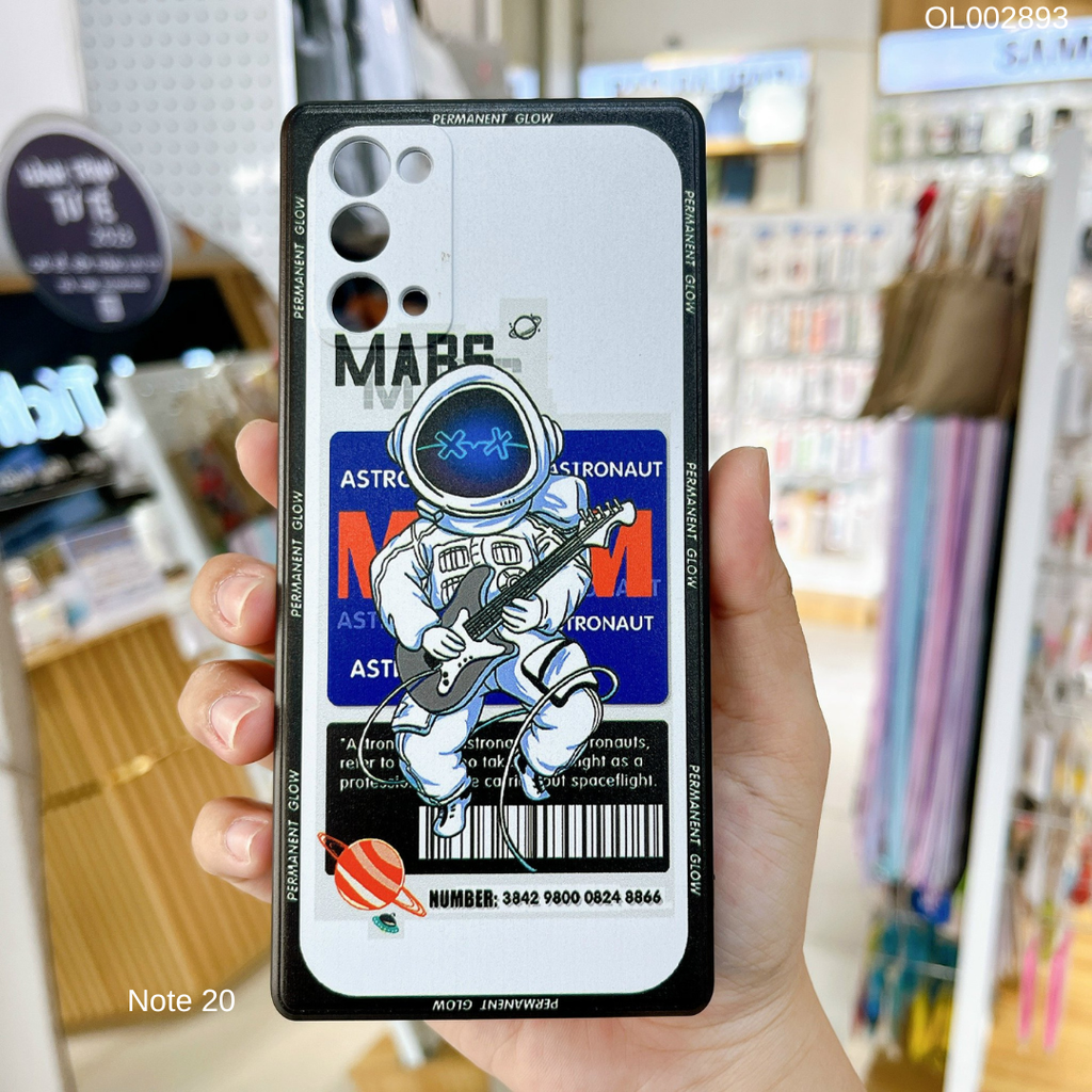 Ốp SS Note 20 dẻo in 3D nhám