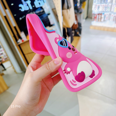 ** Ốp IP 15 Pro dẻo su Hải ly cute