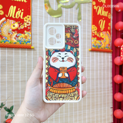 ** Ốp Xiaomi Redmi Note 12 5G dẻo Mèo Lộc đầy kho viền nổi