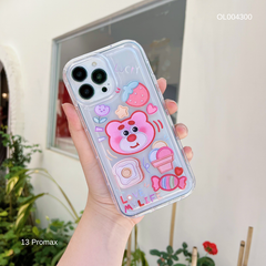 ** Ốp IP 13 Pro Max dẻo trong in Lotso My life