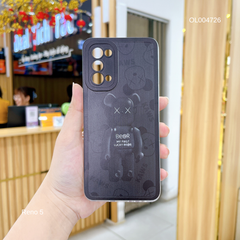 ** Ốp Oppo Reno 5 dẻo KAWS đen viền trong