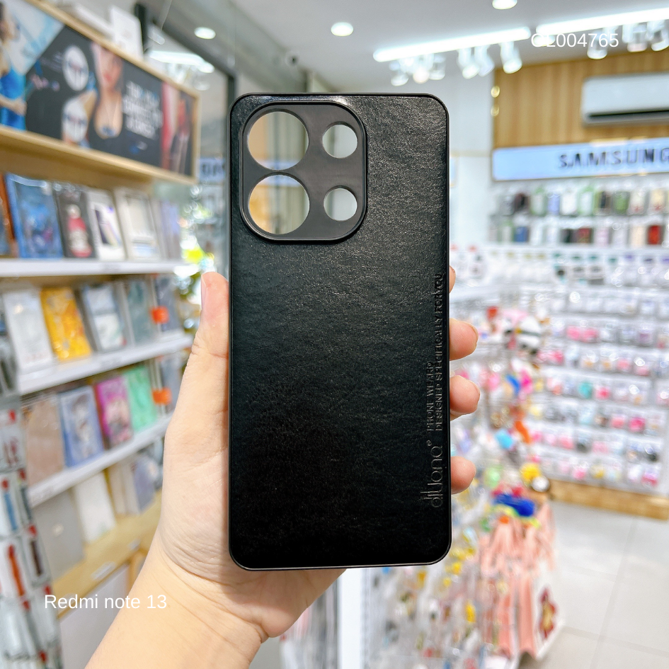 ** Ốp Xiaomi Redmi Note 13 4G vân giả da Diliana