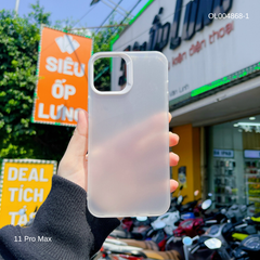 ** Ốp IP 11 Pro Max lưng dẻo nhám viền trong