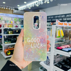 Ốp Reno 2F vân đá thạch anh in Good luck