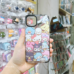 Ốp IP 11 6.1 dẻo nhiều hình Sanrio viền phối đen