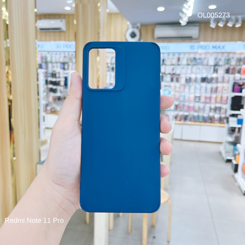 Ốp Xiaomi Redmi Note 11 Pro Silicon full màu trơn