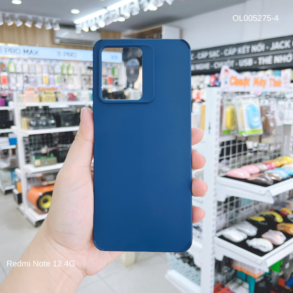 Ốp Xiaomi Redmi Note 12 4G Silicon full màu trơn