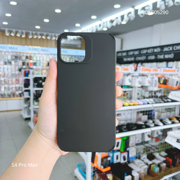 Ốp IP 14 Pro Max Silicon full màu trơn