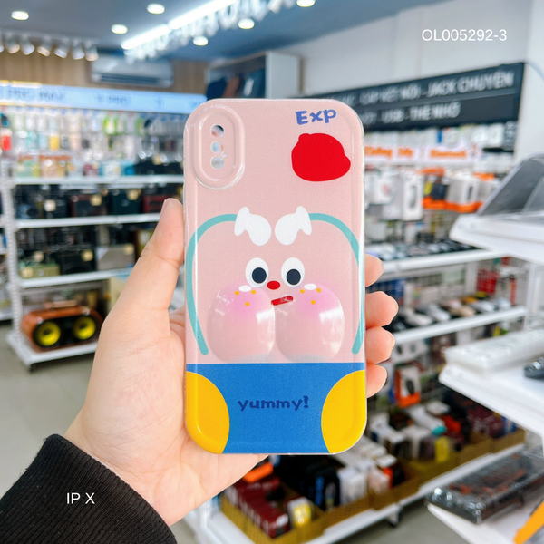 ** Ốp IP X dẻo má phồng cute