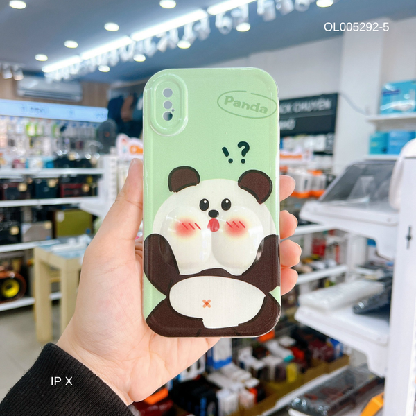 ** Ốp IP X dẻo má phồng cute