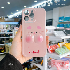 ** Ốp IP 14 Pro dẻo má phồng cute