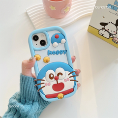 Ốp IP 11 6.1 dẻo su Doraemon happy