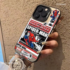 Ốp IP 12 Pro Max dẻo nhám in Spider - Man