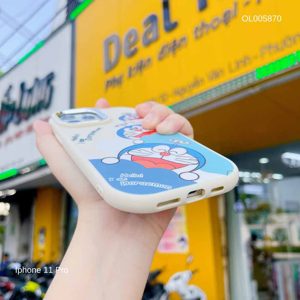 Ốp IP 11 Pro dẻo in Hello Doraemon