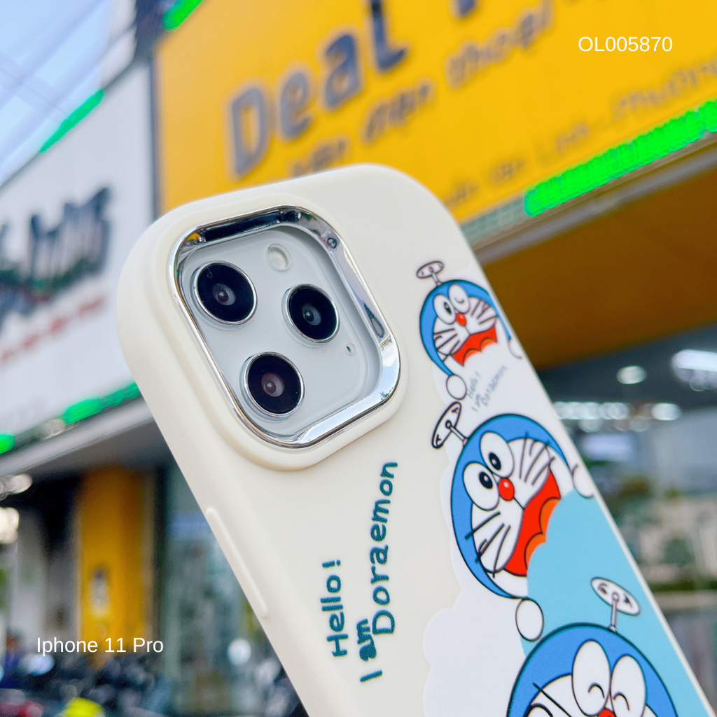 Ốp IP 11 Pro dẻo in Hello Doraemon