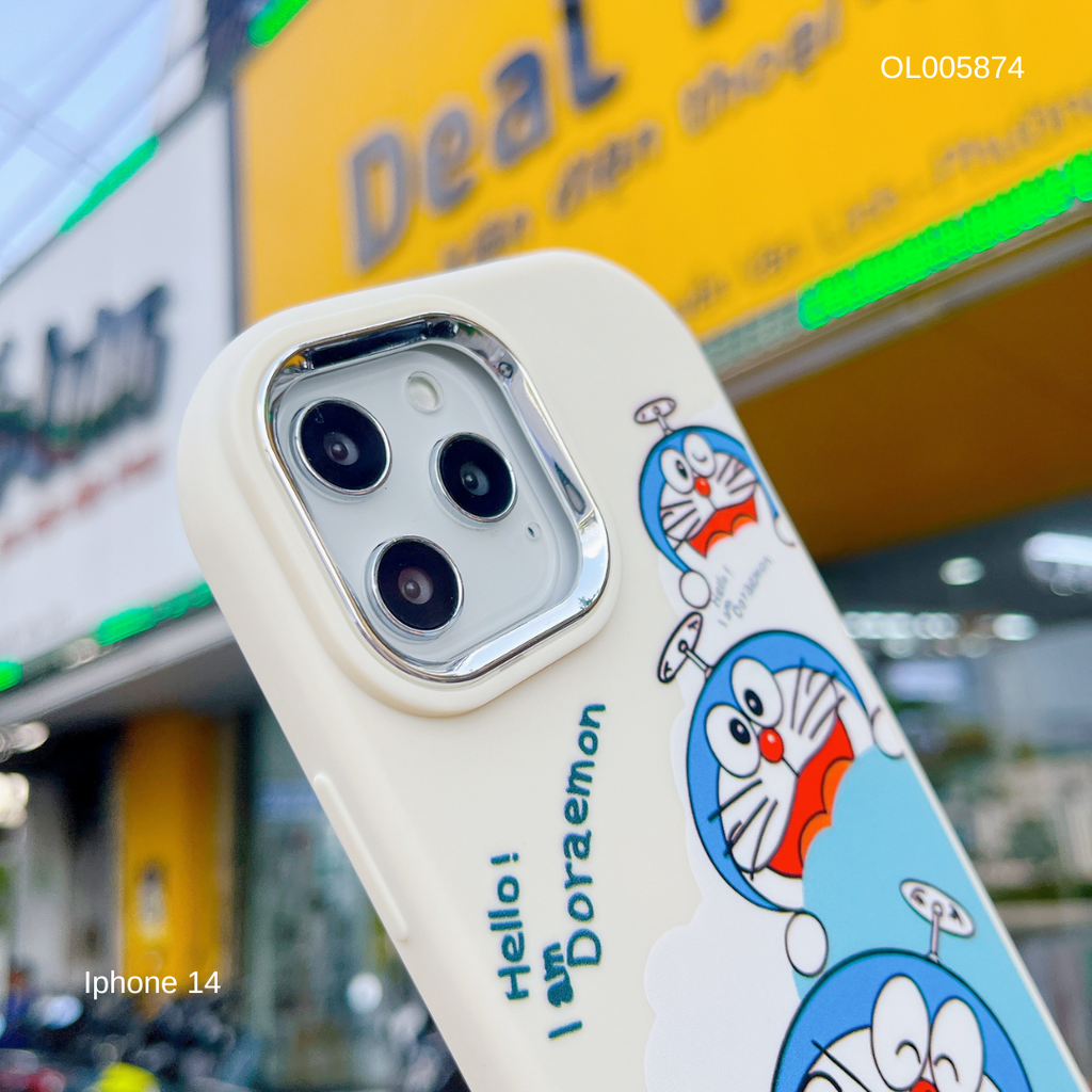 Ốp IP 14 6.1 dẻo in Hello Doraemon