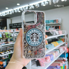 Ốp IP 11 Pro Max dẻo tráng gương logo Starbucks