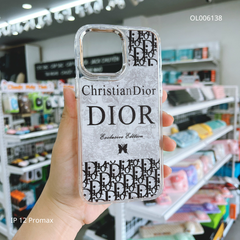 Ốp IP 12 Pro Max dẻo in logo thương hiệu Dior