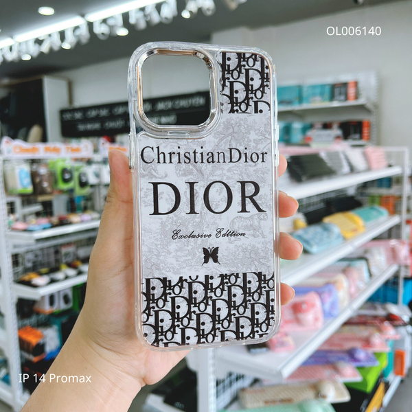 Ốp IP 14 Pro Max in logo thương hiệu Dior