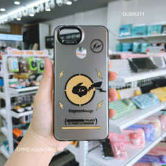 Ốp Oppo A5s/A7/A12/F9 nhám bạc in hình Pikachu