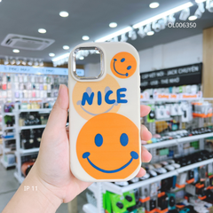 Ốp IP 11 6.1 dẻo in hình mặt cười Nice