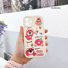 ** Ốp IP 11 6.1 Vân da sần in Cute Lotso