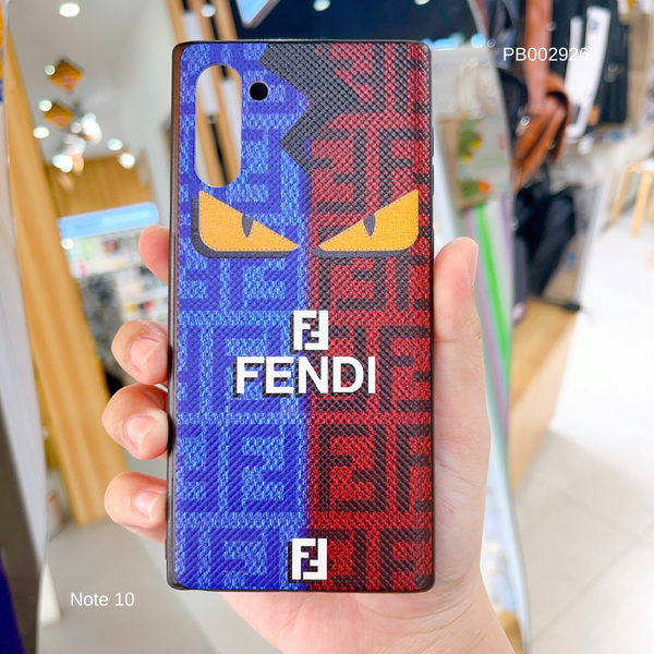 Ốp SS Note 10 Fendi nhiều hình nền đen