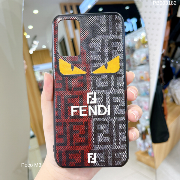 Ốp Poco M3 Fendi nhiều hình nền đen