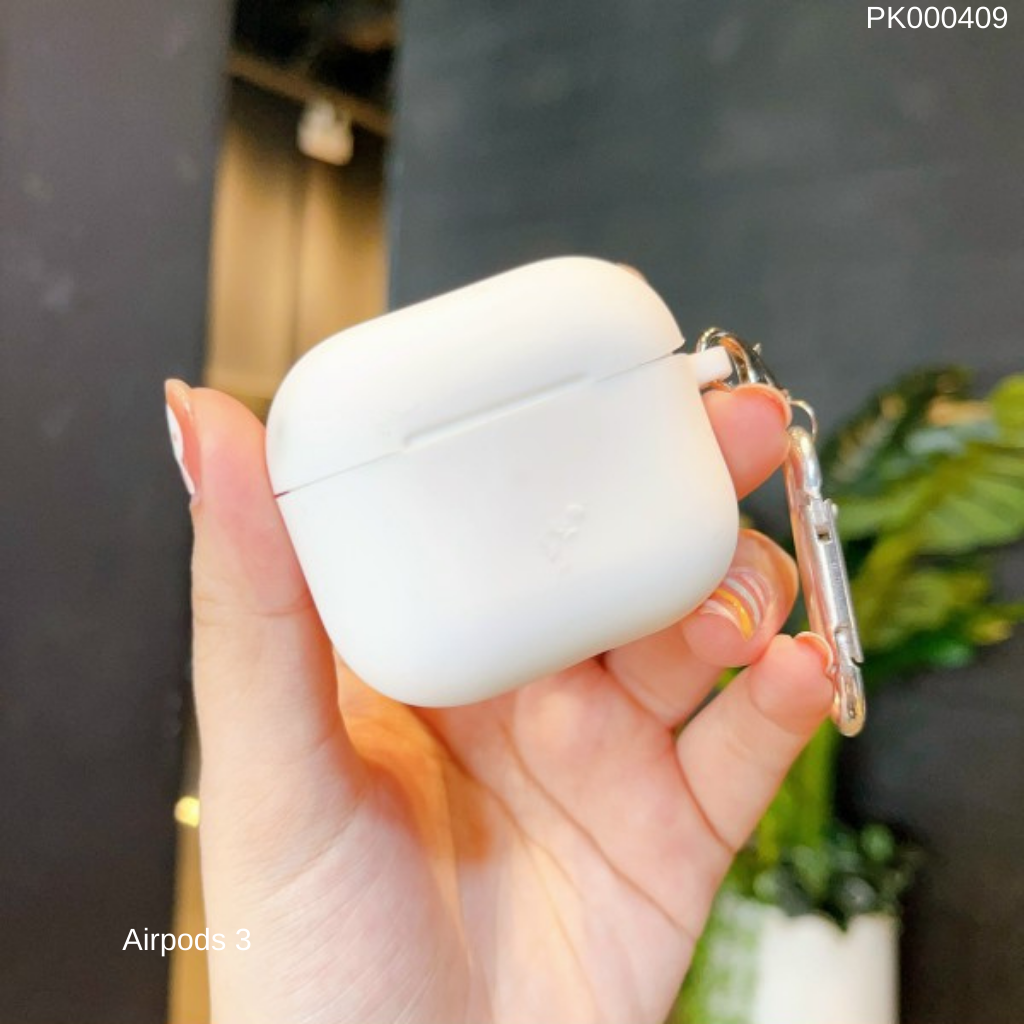 ** Case Airpods 3 silicon kèm móc khoá