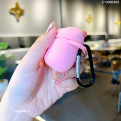 ** Case Airpods 3 silicon kèm móc khoá