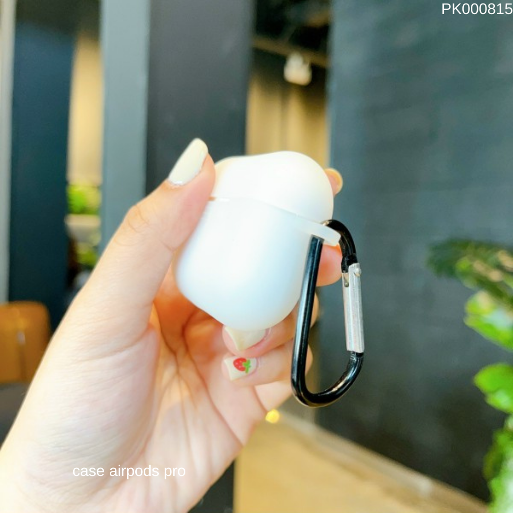 ** Case Airpods Pro silicon kèm móc khóa