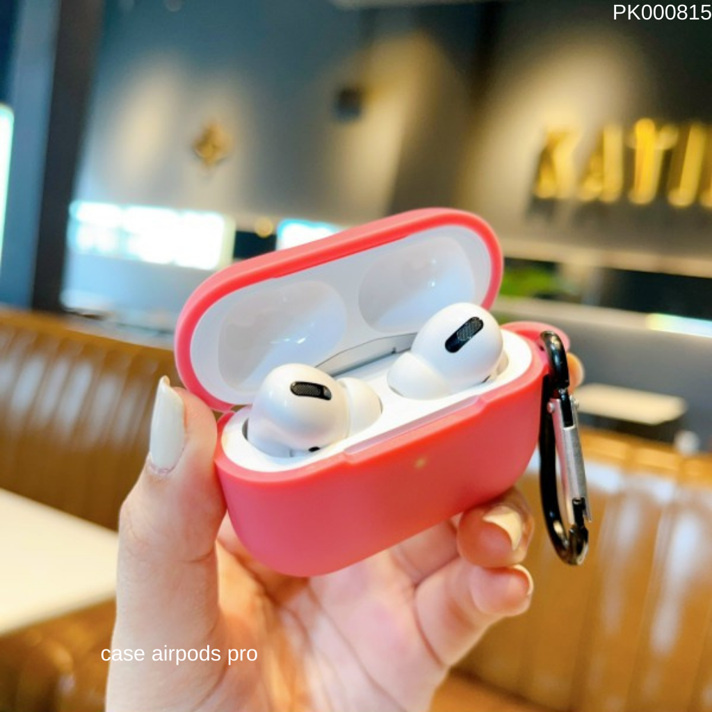 ** Case Airpods Pro silicon kèm móc khóa