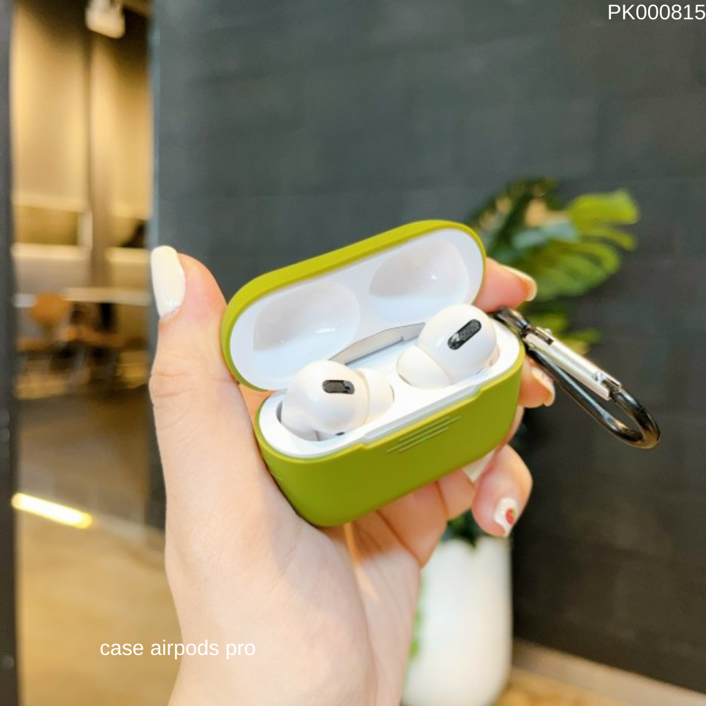 ** Case Airpods Pro silicon kèm móc khóa