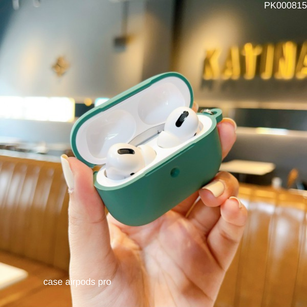 ** Case Airpods Pro silicon kèm móc khóa