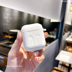 ** Case Airpods 1/2 silicon kèm móc khóa