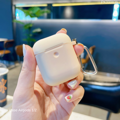 ** Case Airpods 1/2 silicon kèm móc khóa