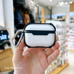 Case Airpods Pro 2 Xundo trong nhám viền màu