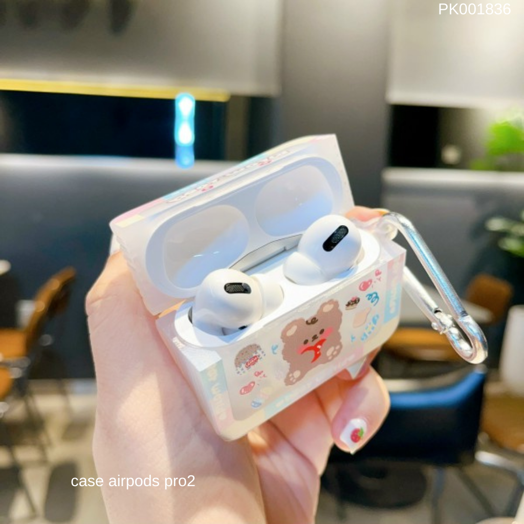 ** Case Airpods Pro 2 dẻo Gấu Bear world