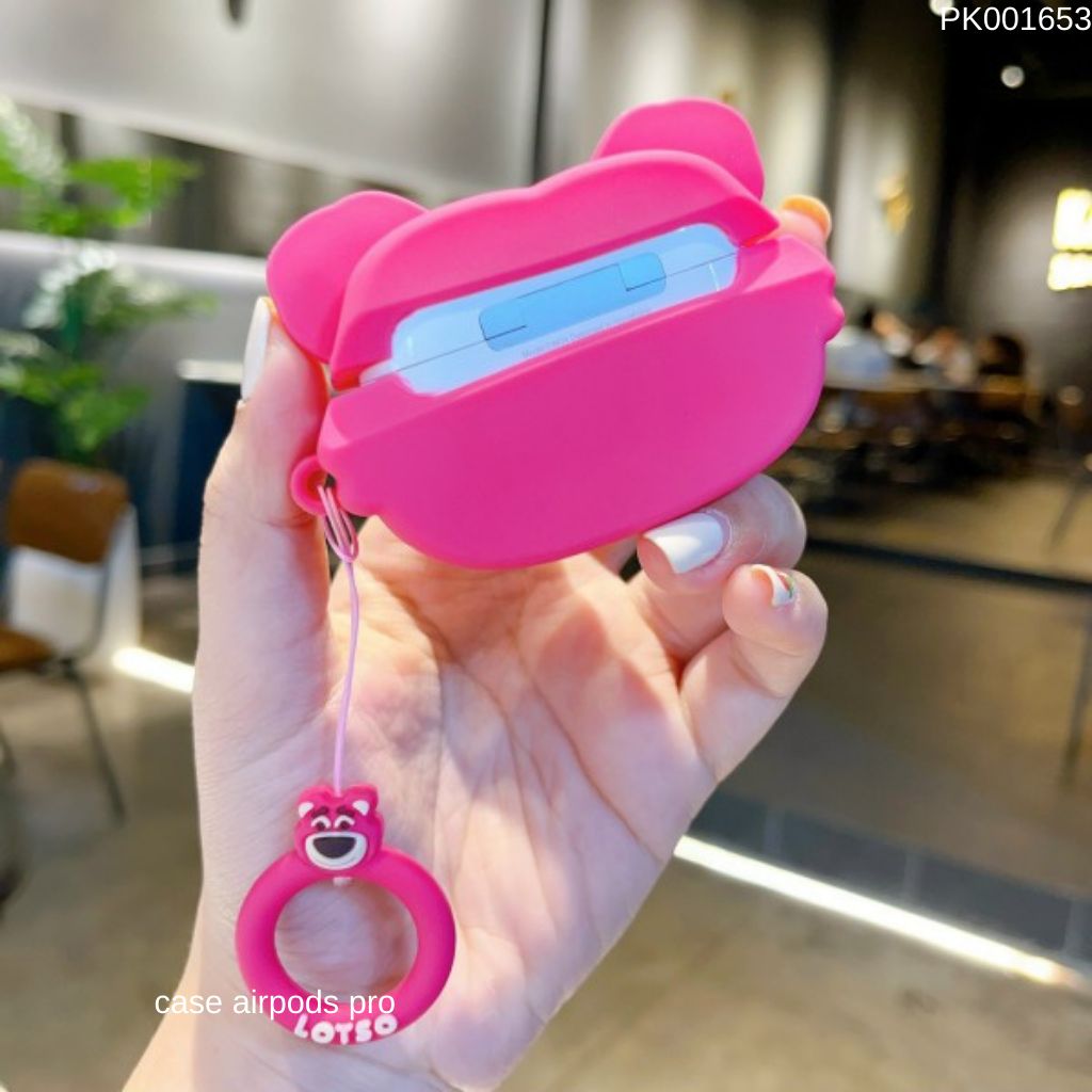 ** Case Airpods Pro dẻo mặt Lotso