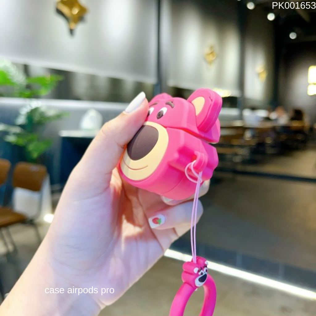 ** Case Airpods Pro dẻo mặt Lotso