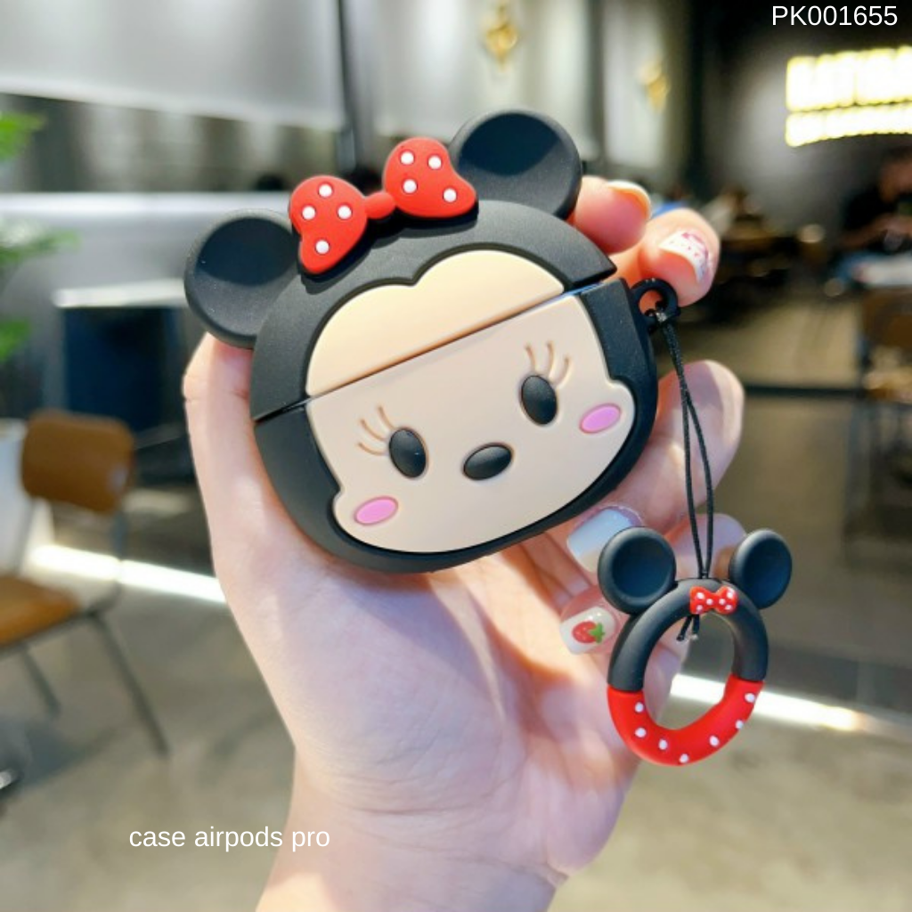 ** Case Airpods Pro dẻo mặt chuột Minnie