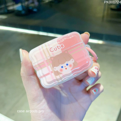 ** Case Airpods Pro dẻo cô gái cutie viền sóng