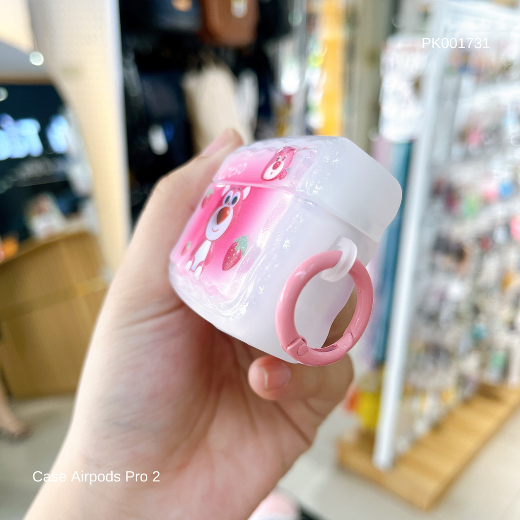 ** Case Airpods Pro 2 dẻo Lotso viền sóng